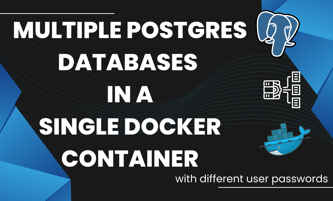 Docker multiple postgres databases