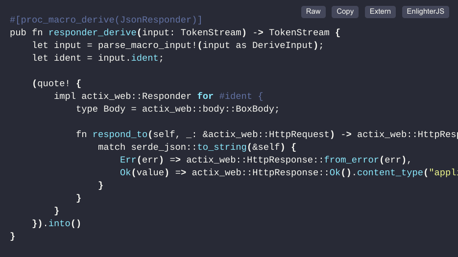 procedural macro in rust