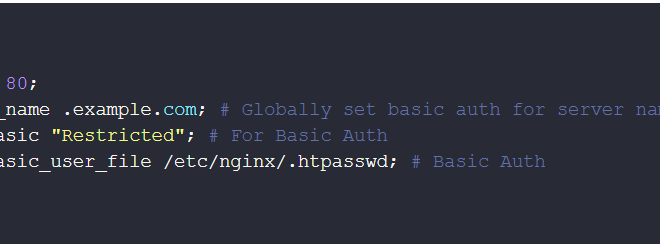 Image of: Basic Auth With Nginx