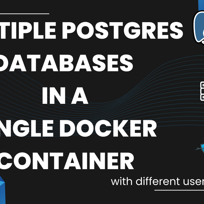 Image of: Docker multiple postgres databases