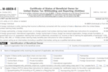 form w-8ben-e instructions